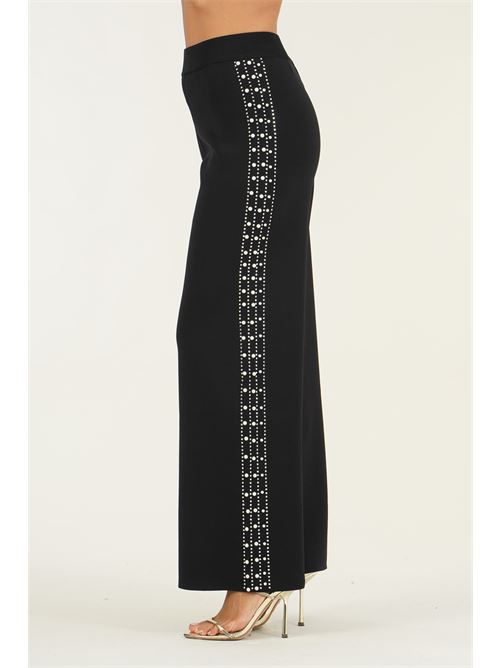 Pantalone palazzo in viscosa LAFTY.LIE | 39M303NERO