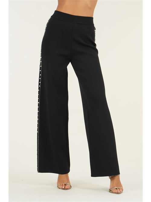 Pantalone palazzo in viscosa LAFTY.LIE | 39M303NERO
