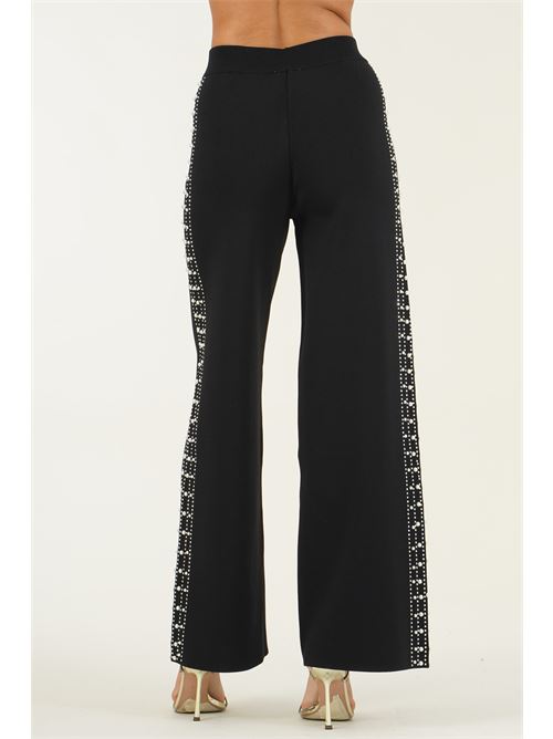 Pantalone palazzo in viscosa LAFTY.LIE | 39M303NERO