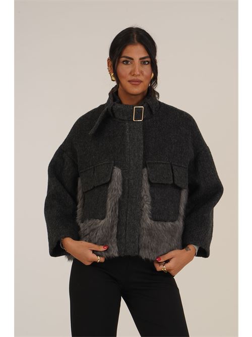 Giubbino in misto lana LANACAPRINA | LC6126ANTRACI