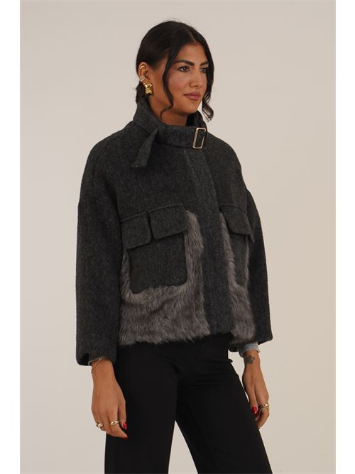 Giubbino in misto lana LANACAPRINA | LC6126ANTRACI
