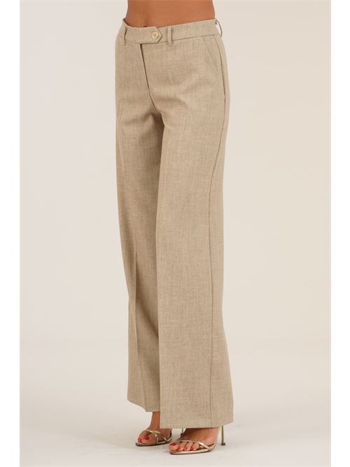 Pantalone palazzo LANACAPRINA | LC6257BEIGE