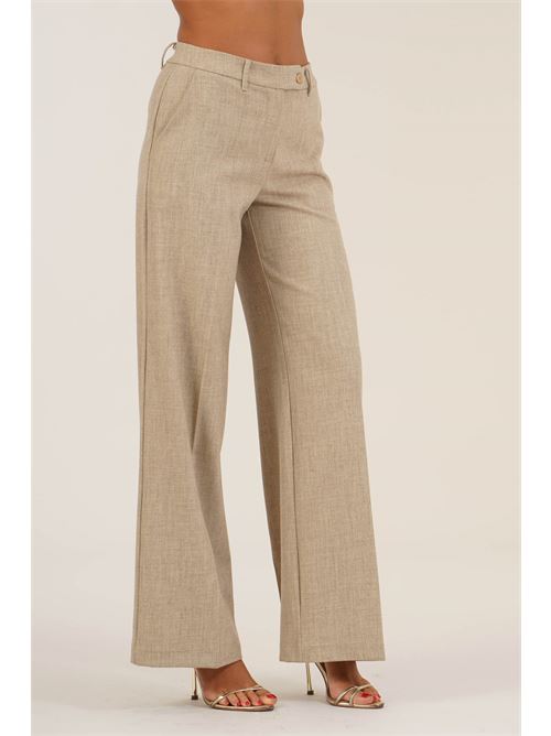 Pantalone palazzo LANACAPRINA | LC6257BEIGE