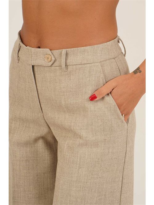 Pantalone palazzo LANACAPRINA | LC6257BEIGE