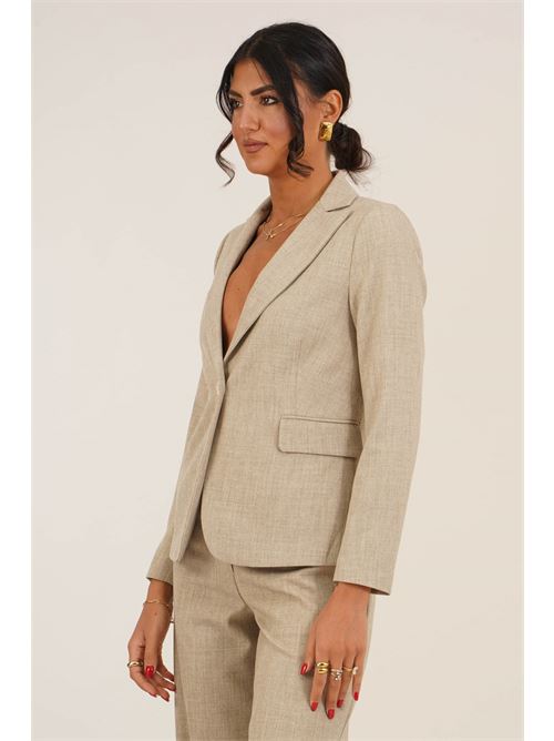 Giacca monopetto LANACAPRINA | LC6258BEIGE