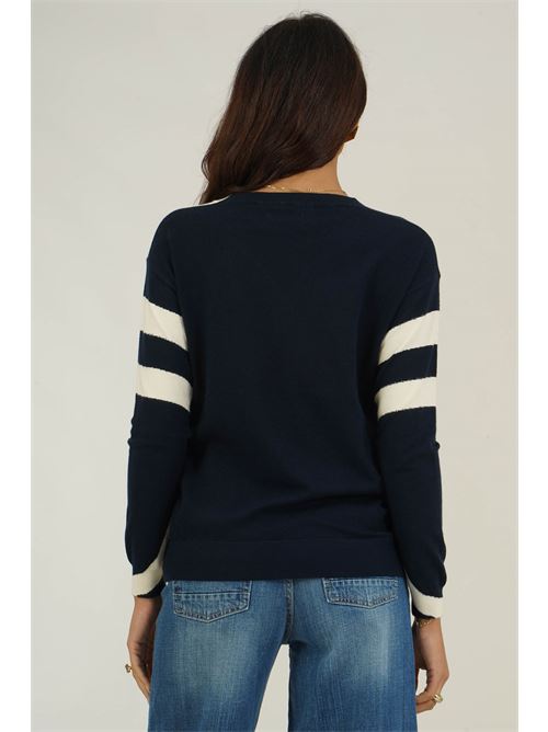 Maglia in misto viscosa Z.O.E. | 02A174BLU