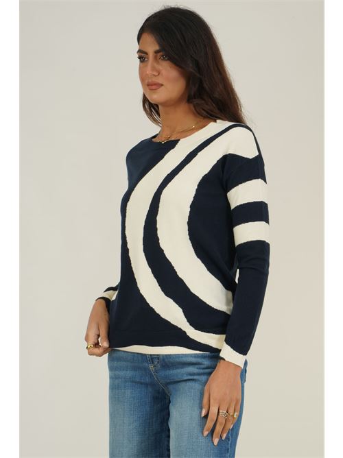Maglia in misto viscosa Z.O.E. | 02A174BLU