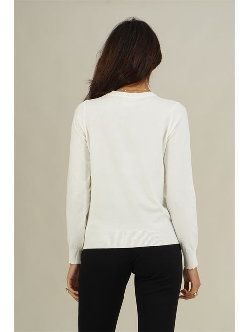 Maglia in viscosa Z.O.E. | 05W108PANNA