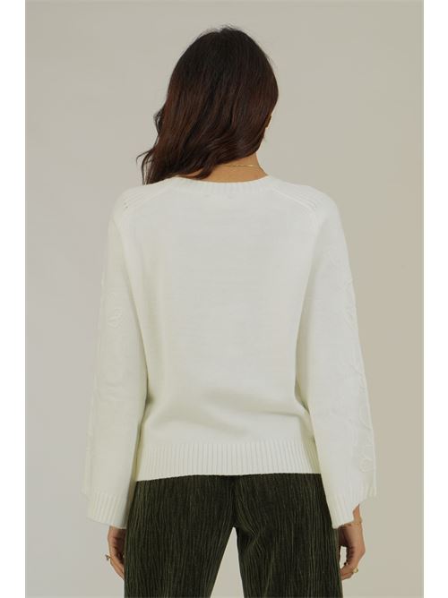 Maglia con motivi a rilievo Z.O.E. | 19W149PANNA