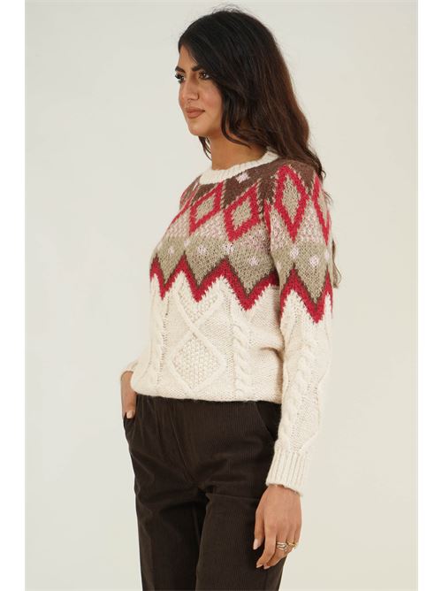 Maglia con trecce Z.O.E. | 31B16ZBURRO