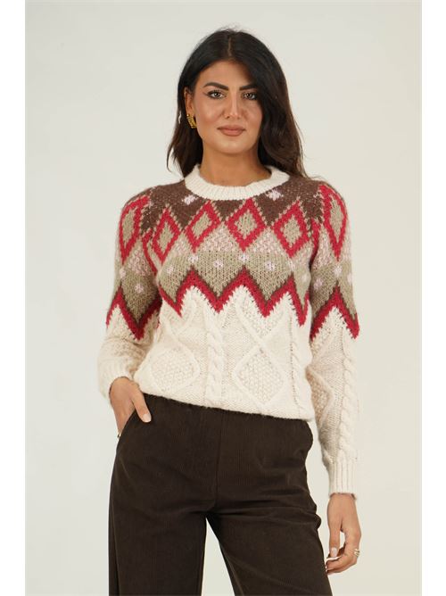 Maglia con trecce Z.O.E. | 31B16ZBURRO
