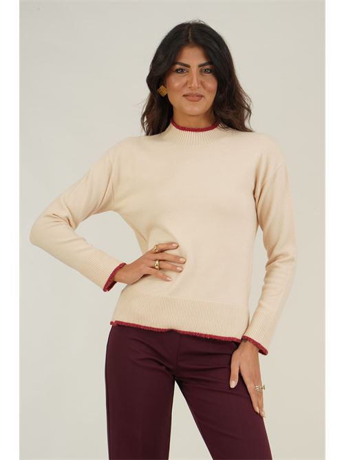 Maglia in viscosa Z.O.E. | 40B120BEIGE