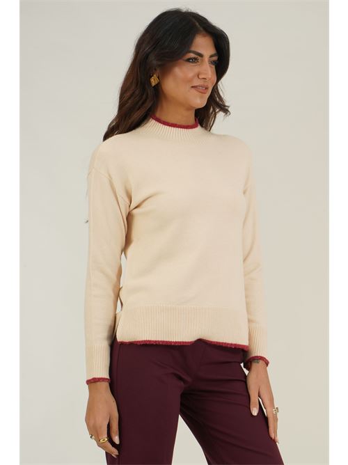 Maglia in viscosa Z.O.E. | 40B120BEIGE