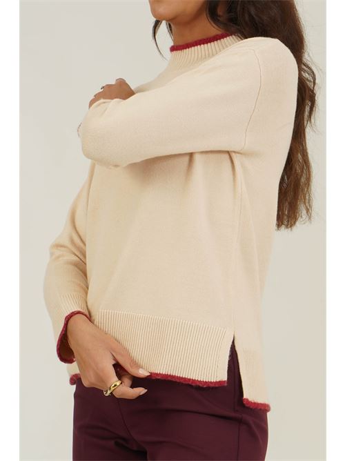 Maglia in viscosa Z.O.E. | 40B120BEIGE