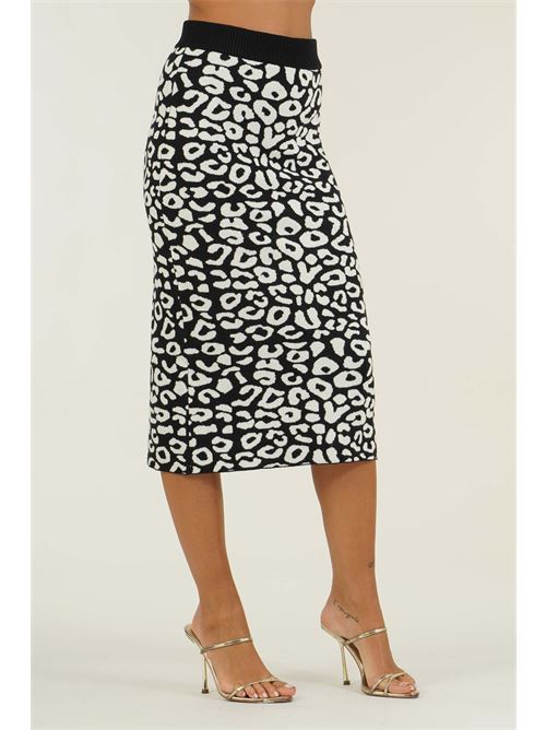 Gonna in maglia laminata Z.O.E. | 42B400NERO