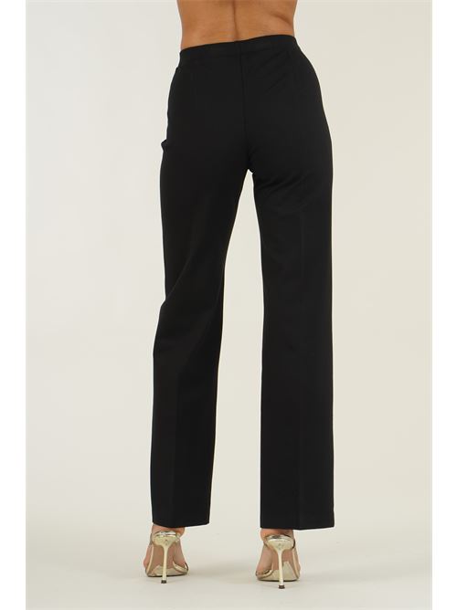 Pantalone in punto milano elastico Z.O.E. | 46G315NERO