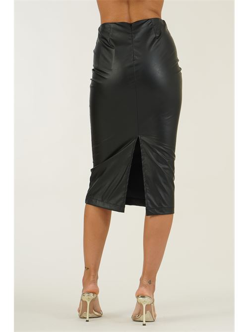 Gonna effetto pelle Z.O.E. | 49R404NERO