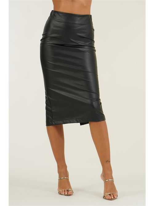 Gonna effetto pelle Z.O.E. | 49R404NERO
