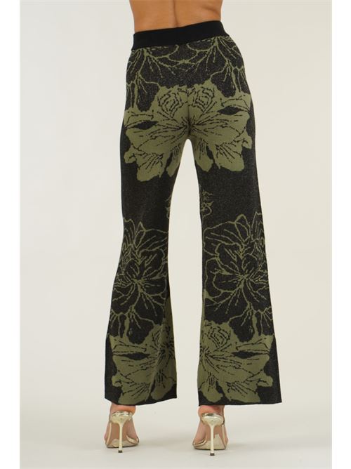Pantalone laminato in maglia Z.O.E. | 59V302MILITARE