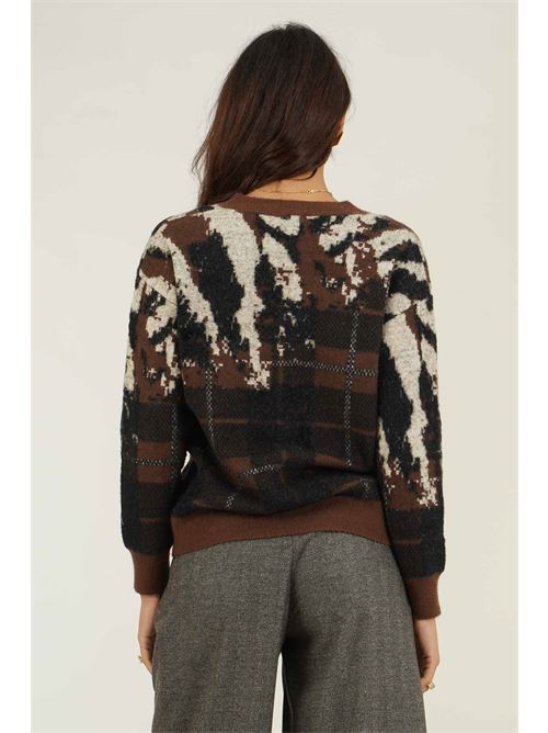 Maglia in viscosa Z.O.E. | 62B150CIOCCOLATO