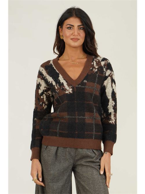 Maglia in viscosa Z.O.E. | 62B150CIOCCOLATO