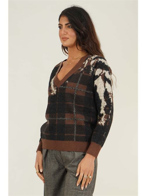 Maglia in viscosa Z.O.E. | 62B150CIOCCOLATO