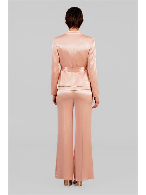 Giacca viscosa in raso Babylon | E00203ROSA