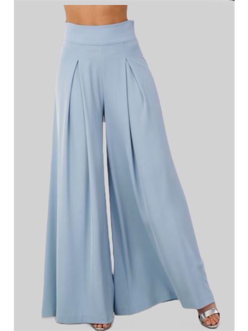 Pantalone palazzo Babylon | MF0605AZZURRO