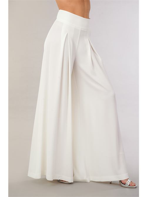 Pantalone palazzo Babylon | MF0605BIANCO