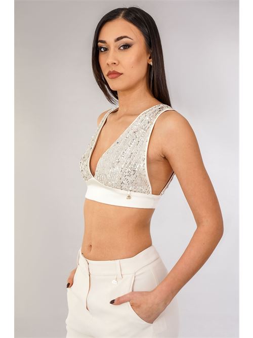 Top Giusy con paillettes Divedivine | GIUSYNATURAL