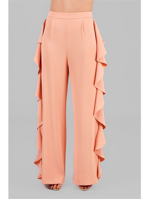 Pantalone palazzo con rouches Dramee | 25213PESCA