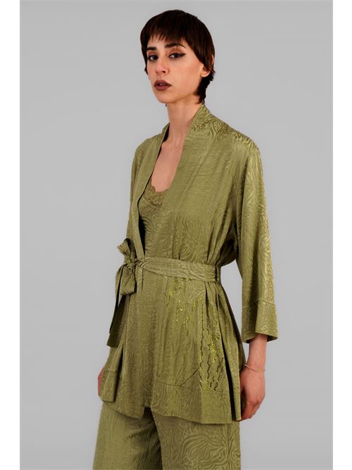Giacca in viscosa LAFTY.LIE | 12R507MILITARE