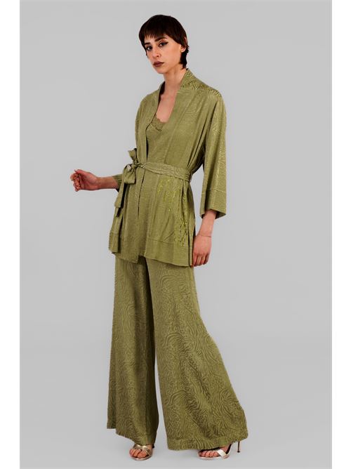 Giacca in viscosa LAFTY.LIE | 12R507MILITARE