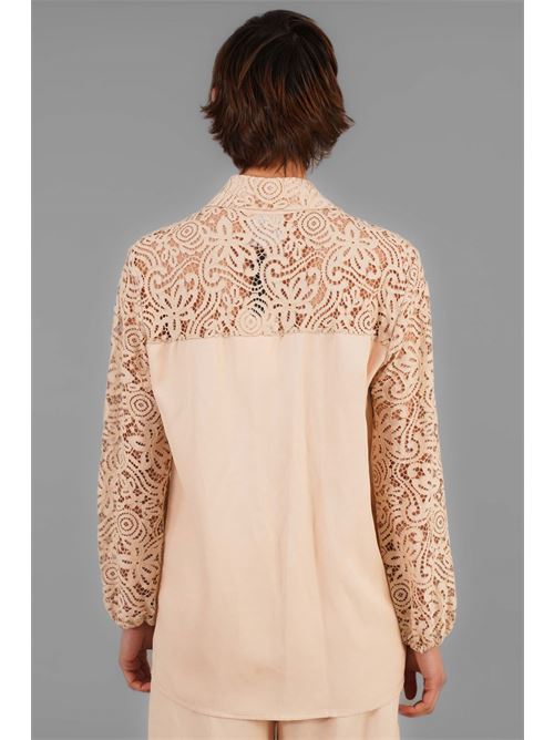 Camicia in viscosa e lino LAFTY.LIE | 37B218BEIGE