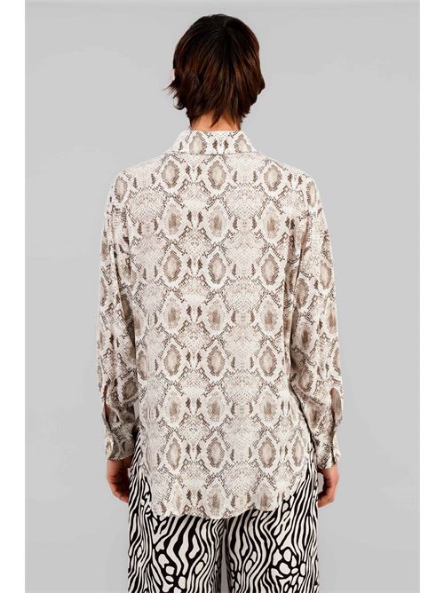 Camicia in viscosa LANACAPRINA | 3206BEIGE