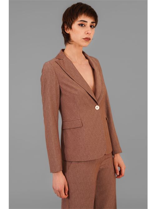 Giacca monopetto LANACAPRINA | 3226MARRONE