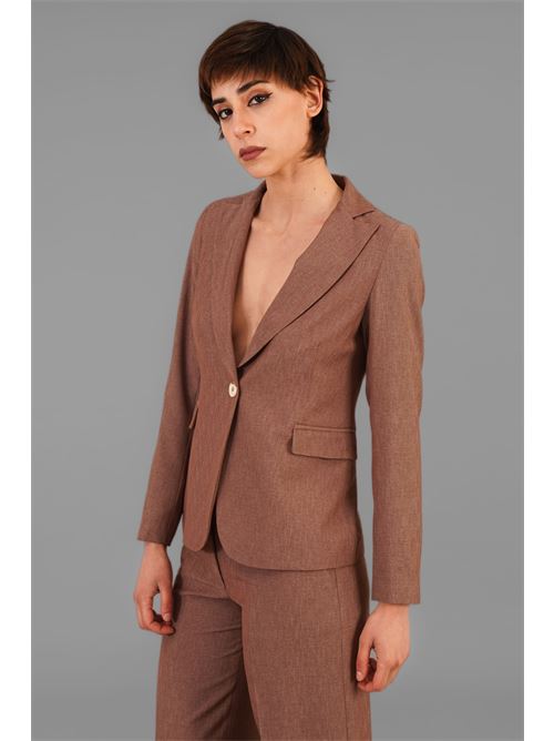 Giacca monopetto LANACAPRINA | 3226MARRONE
