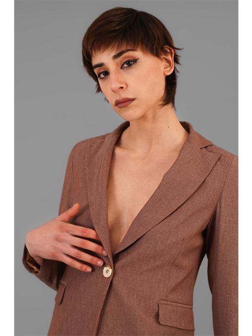 Giacca monopetto LANACAPRINA | 3226MARRONE