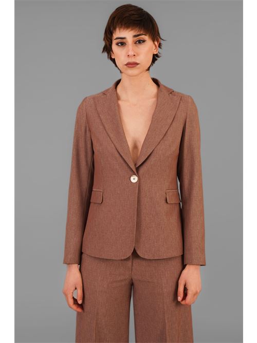 Giacca monopetto LANACAPRINA | 3226MARRONE