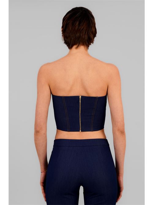 Corpetto effetto denim LANACAPRINA | 3323DENIM