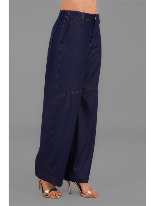 Pantalone a palazzo LANACAPRINA | 3325DENIM