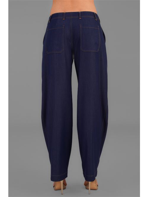 Pantalone a palazzo LANACAPRINA | 3325DENIM