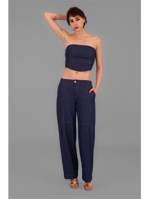 Pantalone a palazzo LANACAPRINA | 3325DENIM