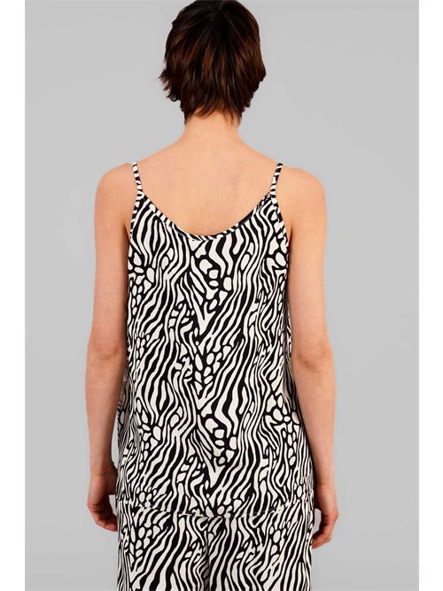 Top in viscosa LANACAPRINA | 3359NERO