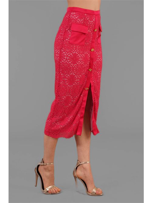 Gonna in pizzo Nikamo | 1153FRAGOLA/ROSA