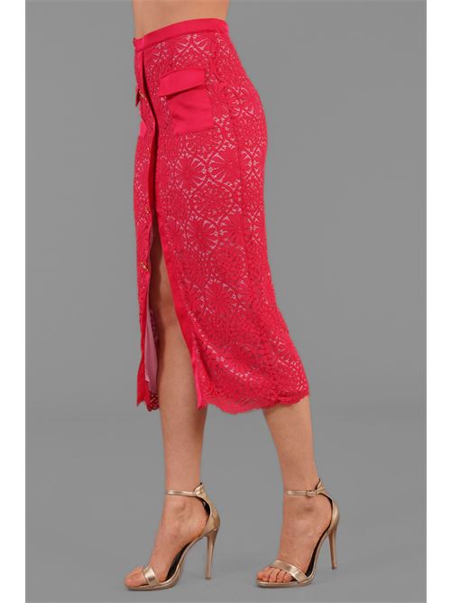 Gonna in pizzo Nikamo | 1153FRAGOLA/ROSA