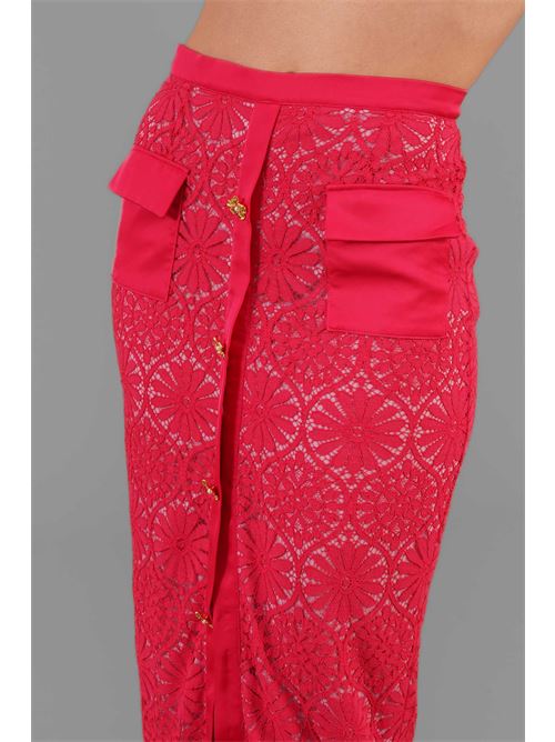 Gonna in pizzo Nikamo | 1153FRAGOLA/ROSA