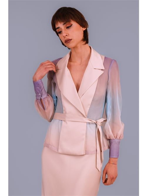 Giacca in organza e raso Nikamo | GK94FANTASIA