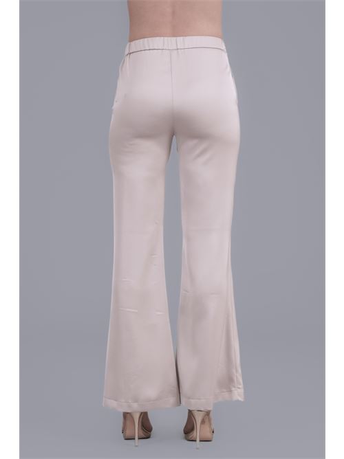 Pantalone in raso Nikamo | P057UGRIGIO
