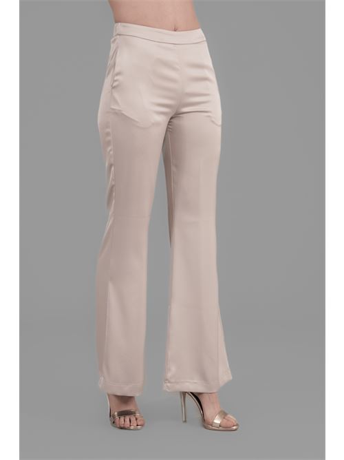 Pantalone in raso Nikamo | P057UGRIGIO